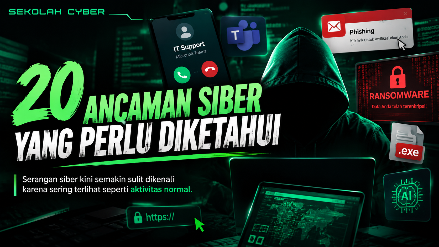 20 Ancaman Siber yang Perlu Diketahui