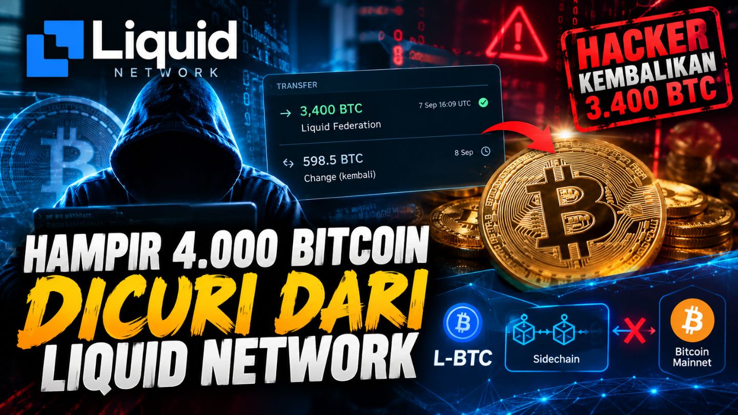 Peretas Liquid Mengembalikan 3.400 Bitcoin yang Diambil lewat Bug Elements, Masih Memegang BTC Senilai $47 Juta